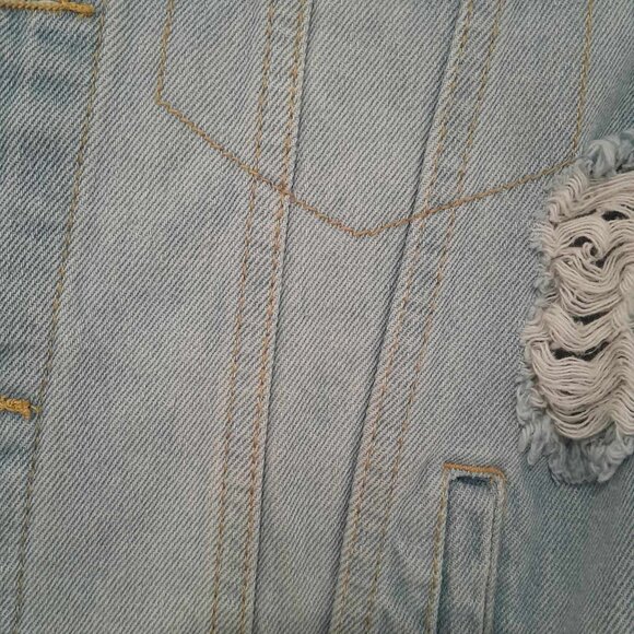 Distressed Denim Jacket - Picture 2 of 3